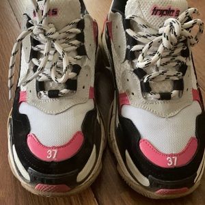 Used Balenciaga shoes; Size 37 but fits like US 6